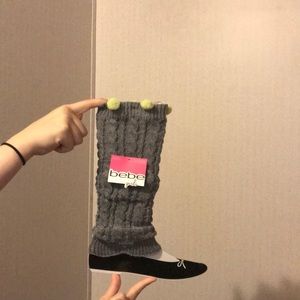 Bebe girl leg warmers.